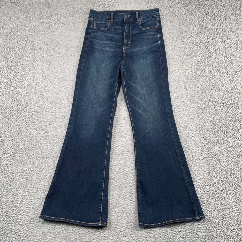 Women's Dark Blue Flared Jeans